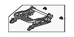 81136T20A61 - Body: Cushion Frame for Honda Image