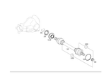 1713503400 - Rear Axle: Drive Shaft for Mercedes-Benz Image