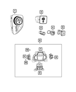 7HN29LXHAA - Electrical: Console Switch for Mopar Image