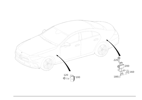 Electric Parts for Chassis Adjustment for 2020 Mercedes-Benz CLS450 #0
