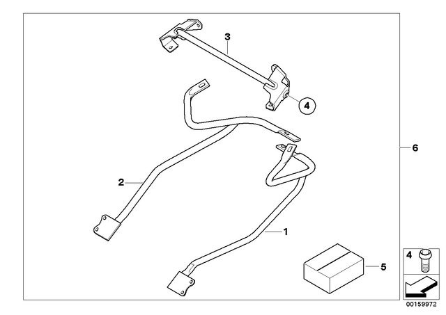 71607699072 - : Set Case Holder           for BMW-Motorrad Image