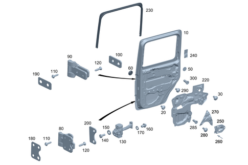 Rear Door for 2025 Mercedes-Benz G580 #0