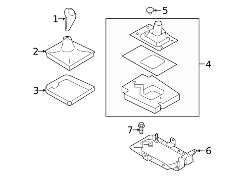 Center Console for 2017 Subaru Impreza #2
