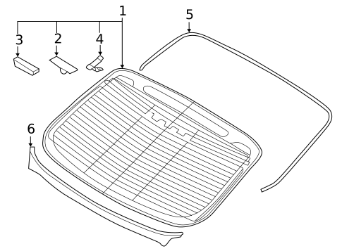 Reveal Moldings for 2019 Kia K900 #1