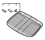 87110J6000 - : Back Glass for Kia Image