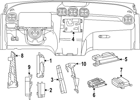 Control Units for 2025 Mercedes-Benz GLC 43 AMG&reg; #1