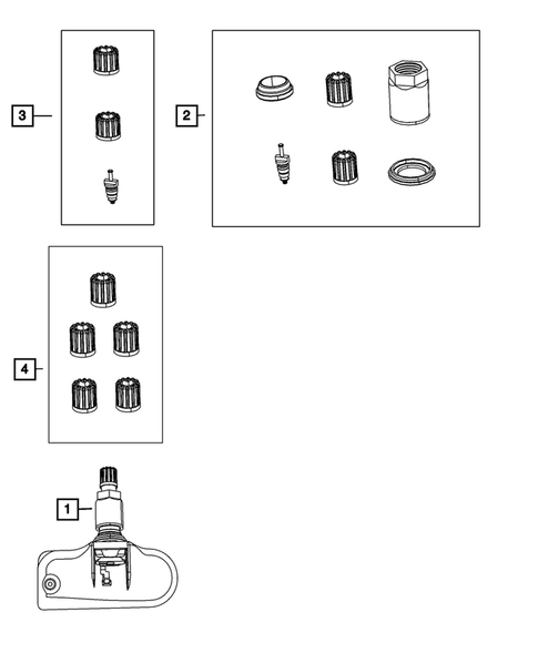 Tire Monitoring System for 2008 Chrysler PT Cruiser #0