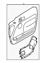 9T1Z6123943AA - Body: Door Trim Panel for Ford: Transit Connect Image