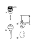 68014270AH - Electrical: Control Module Receiver for Mopar Image
