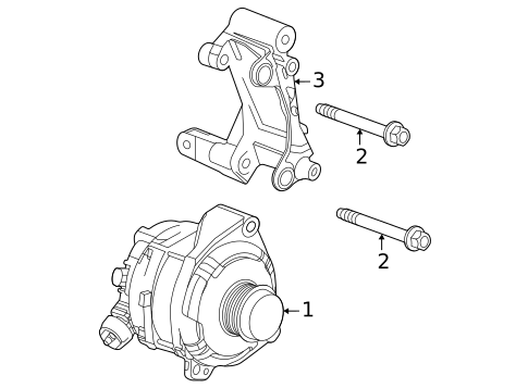 Alternator/Generator & Related Components for 2025 Cadillac CT5 #0