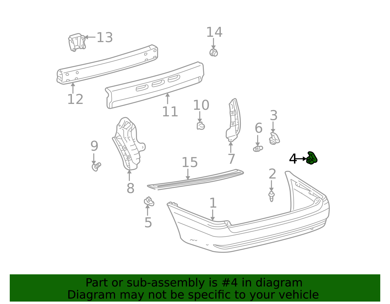 1998-2003 Toyota Sienna Bumper Cover Side Bracket 52189-45010 | MotorMotor