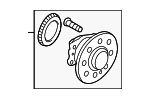 52750F9100 - Suspension: Hub &amp; Bearing Assembly for Hyundai: Accent Image
