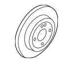 584110U300 - Brakes: Rotor for Hyundai Image