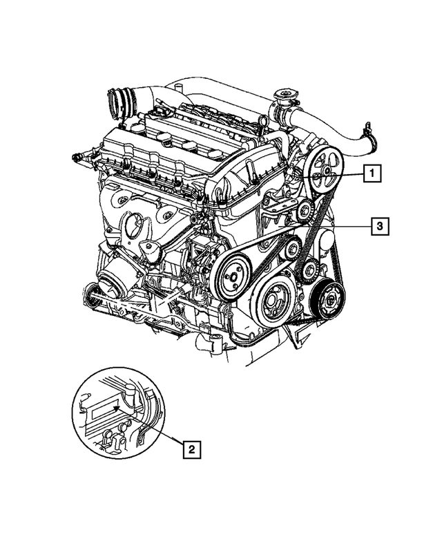 R8258727AC - Engine: Long Block Engine, Remanufactured for Mopar Image