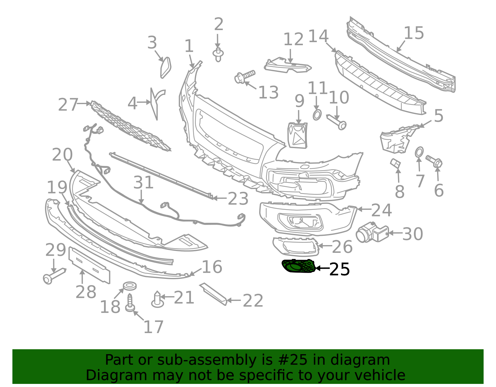 30744752 30744522 - High-Quality Grille for 2008-2013 Volvo XC70 | AutoNation Parts
