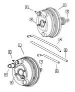 5183872AA - Service Brakes: Nut for Mopar Image