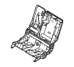 LR156811 - Body: Seat Frame for Land Rover: Range Rover Image