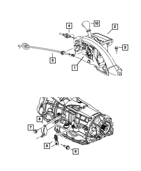 Gearshift Controls for 2007 Jeep Grand Cherokee #0