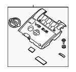 14041ZK00A - : Engine Cover for Nissan Image