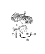 6503839 - Fuel and Accelerator Pedal: Hex Head Bolt And Coned Washer for Chrysler: 200, 300, Pacifica, Voyager | Dodge: Challenger, Charger, Dart | Jeep: Cherokee | Ram: 2500, 3500 Image
