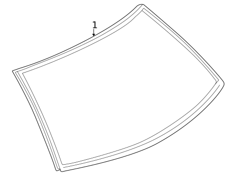 Reveal Moldings for 1999 Mazda Protege #1