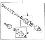 391000M610 - Suspension: Axle Assembly for Nissan Image