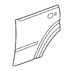 55396996AA - Body: Outer Panel for Mopar Image