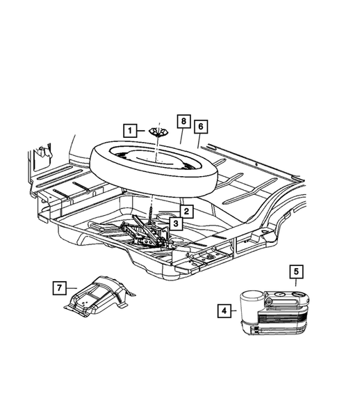 Wheel Spare for 2013 Dodge Challenger #0