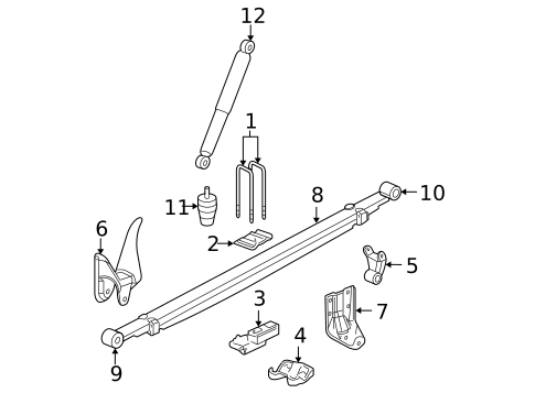 Rear Suspension for 2008 Chevrolet Silverado 1500 #0