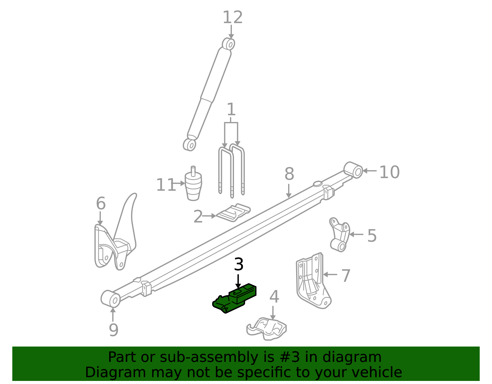 Rear Spring Spacer 15885530 | OEM Parts Online
