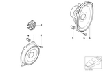 65139143273 - Audio, Navigation, Electronic Systems: Loudspeaker Front Harman Kardon for Mini Image