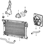 4546063 - Cooling System: Radiator for Dodge: Omni Image