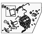 271106RD2B - : AC &amp; Heater Assembly for Nissan: Rogue Image