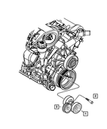 5140403AA - : Alternator Pulley for Mopar Image