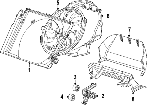 Cooling Fan for 2025 Porsche Macan #0