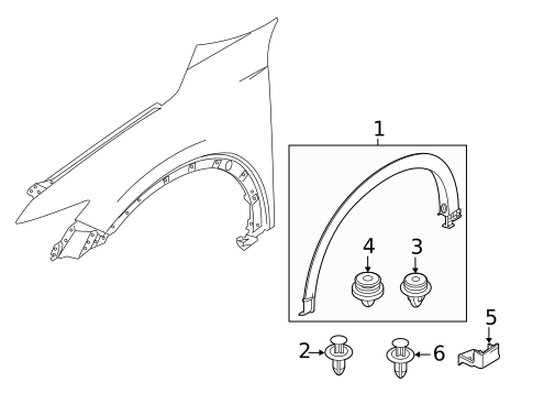Exterior Trim - Fender for 2020 Mazda CX-5 #0