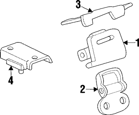 Engine & Trans Mounting for 1997 Isuzu Hombre #0