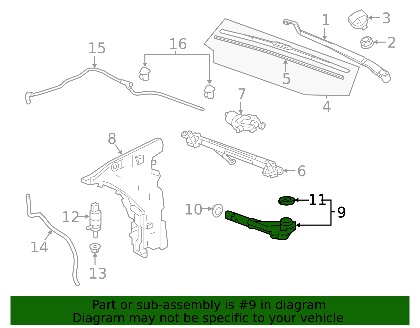 23133253 2016-2024 Chevrolet Camaro Windshield Washer Fluid Reservoir Filler ...