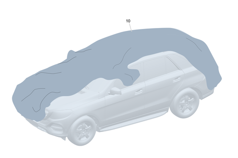 Tarp for 2025 Mercedes-Benz GLC43 AMG #0