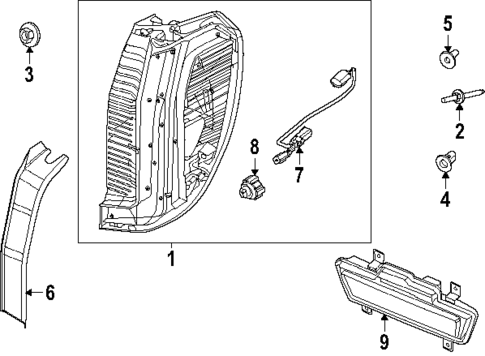 Tail Lamps for 2025 Ford Expedition #0