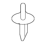 RYQ500070 - Body: Cowl Panel Retainer for Land Rover: Defender 110, Defender 130, Defender 90, Discovery, Discovery Sport, LR2, LR4, Range Rover, Range Rover Evoque, Range Rover Sport, Range Rover Velar Image