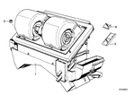 7147134319 - Heater and Air Conditioning: Hex Nut with Plate for BMW Image