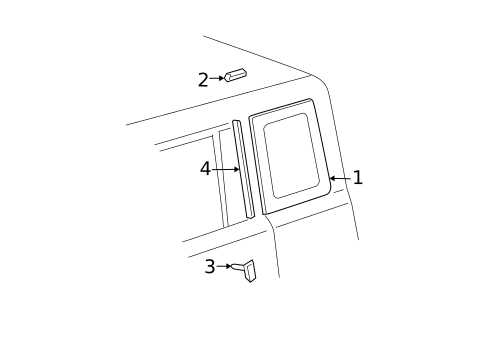 Glass & Hardware for 2005 Scion xB #0
