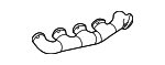 1131400509 - Exhaust: Exhaust Manifold for Mercedes-Benz Image