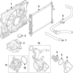 PR3Z8286A - : Lower Hose for Ford Image
