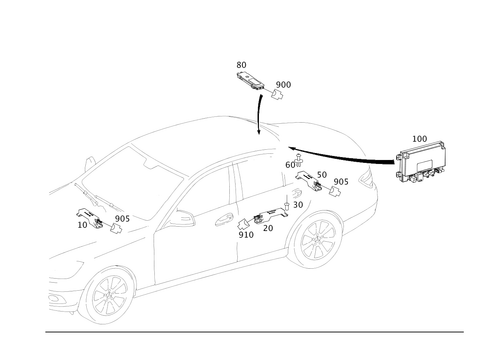 Keyless-Go for 2014 Mercedes-Benz E400 #0
