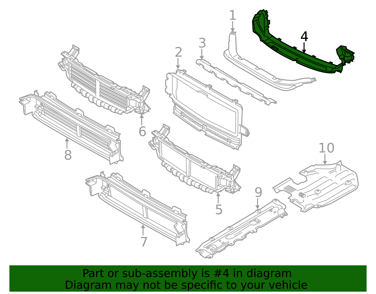 2018-2025 Volvo XC60 Radiator Support Air Duct Seal 31455212 | OEM ...