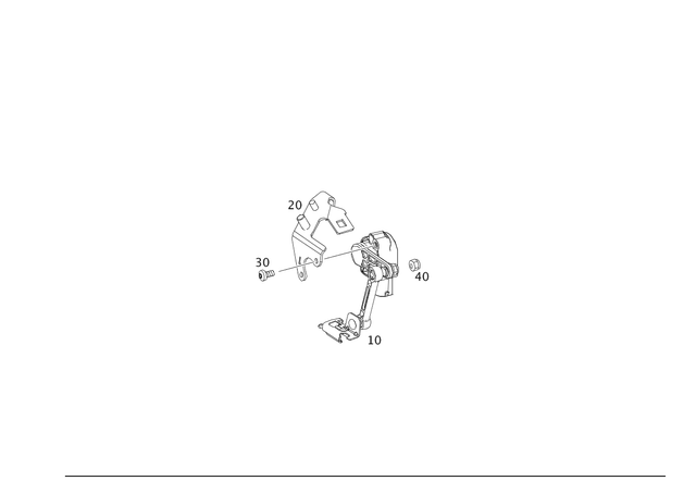 1723200143 - Rear Axle: Holder for Mercedes-Benz Image image