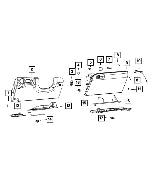6507023AA - Interior Trim: Screw for Mopar Image