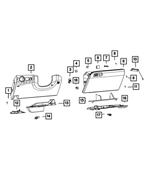 6507023AA - Interior Trim: Screw for Mopar Image